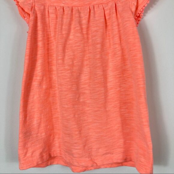 Carter's Orange Cap Sleeve Tee Girl's Size 4/5 - Picture 7 of 8